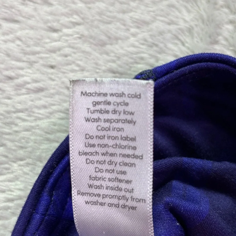 Athleta Women Leggings‎ MP Purple Tropical Palm Print High Rise Crop 209943